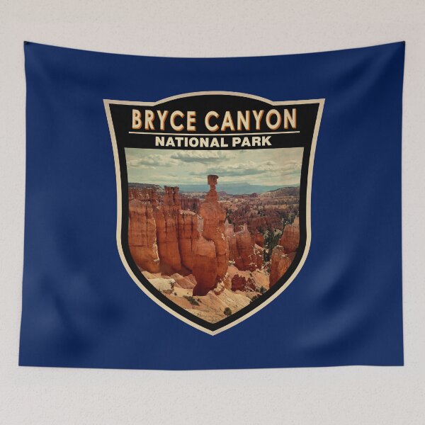 Item preview, Bryce Canyon National Park Utah Watercolor Badge designed and sold by KrisSidDesigns.