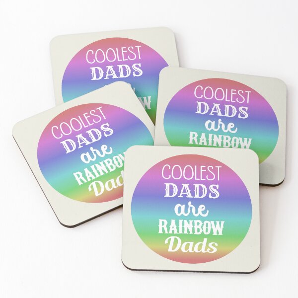 Item preview, Round Pastel Coolest Dads Are Rainbow Dads, Great Design For  Dads, Perfect For Father's Day designed and sold by TrulyEpoque.