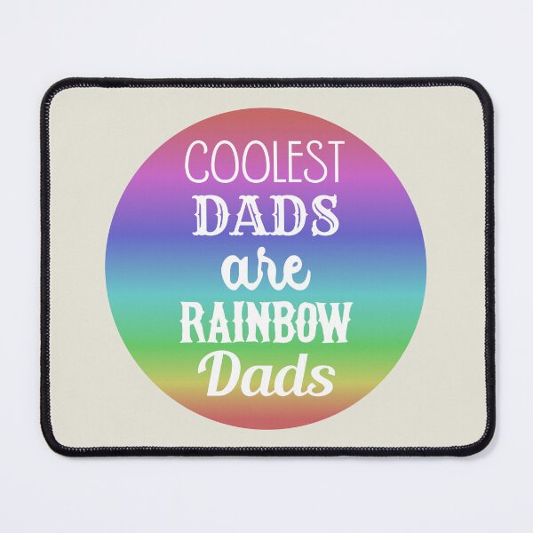 Item preview, Round Pastel Coolest Dads Are Rainbow Dads, Great Design For Dads, Perfect For Father's Day designed and sold by TrulyEpoque.
