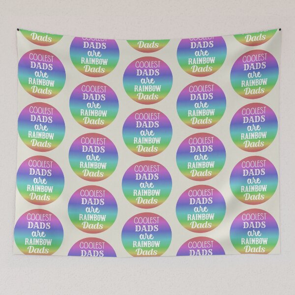 Item preview, Round Pastel Coolest Dads Are Rainbow Dads, Great Design For  Dads, Perfect For Father's Day designed and sold by TrulyEpoque.