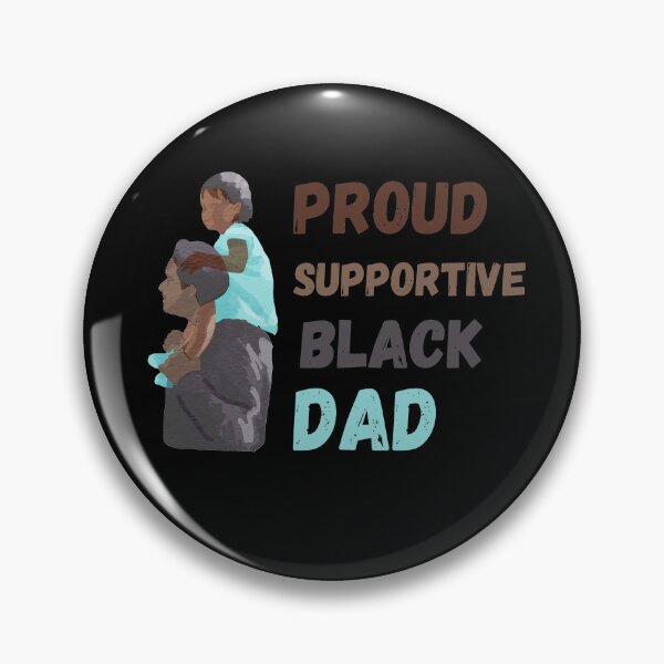 Item preview, Proud supportive black dad designed and sold by Catspeople.