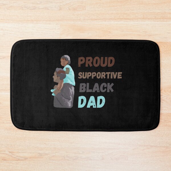 Item preview, Proud supportive black dad designed and sold by Catspeople.