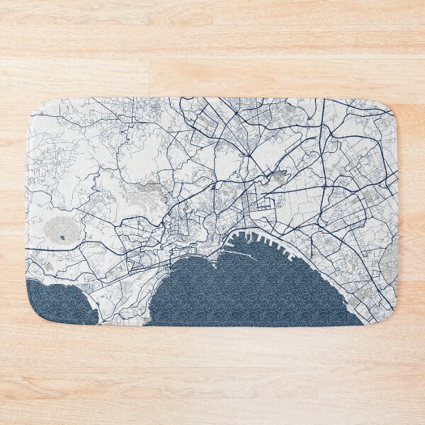 Item preview, Naples City Map of Italy - Coastal designed and sold by deMAP.