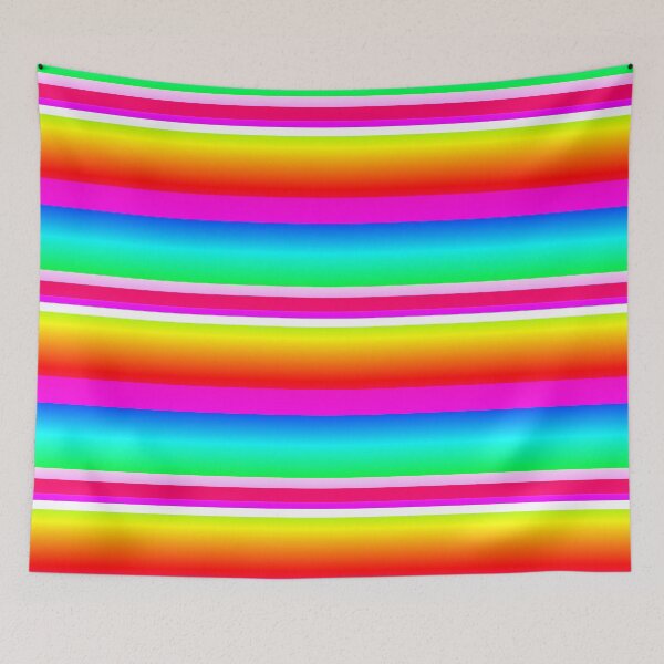 Item preview, multicolor striped design | bright multi colour pattern  designed and sold by lausn.