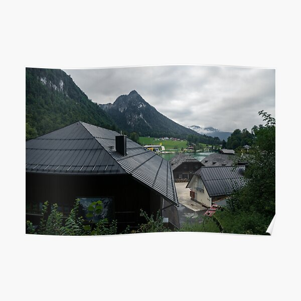 "Koenigssee and Grünstein Berchtesgaden Alps Berchtesgaden" Poster