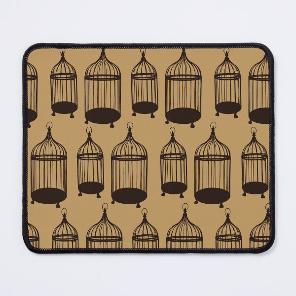 Item preview, Brown Bird Cage Pattern designed and sold by MyArt23.