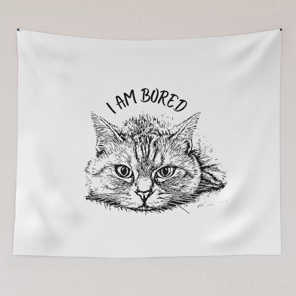 Item preview, I am bored sticker designed and sold by Art-Echo.