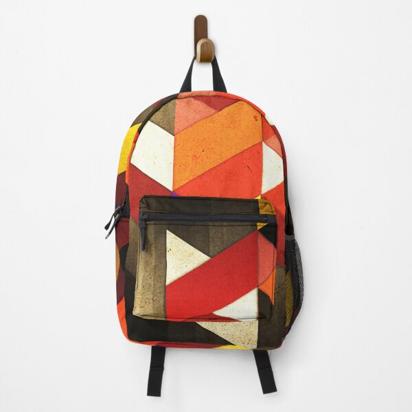 Artikelvorschau, Vintages Retro-geometrisches orange-braunes Muster entworfen und verkauft von MyArt23.