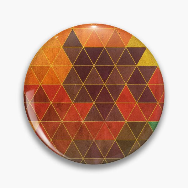 Item preview, Vintage Retro Geometric Orange Brown Pattern designed and sold by MyArt23.