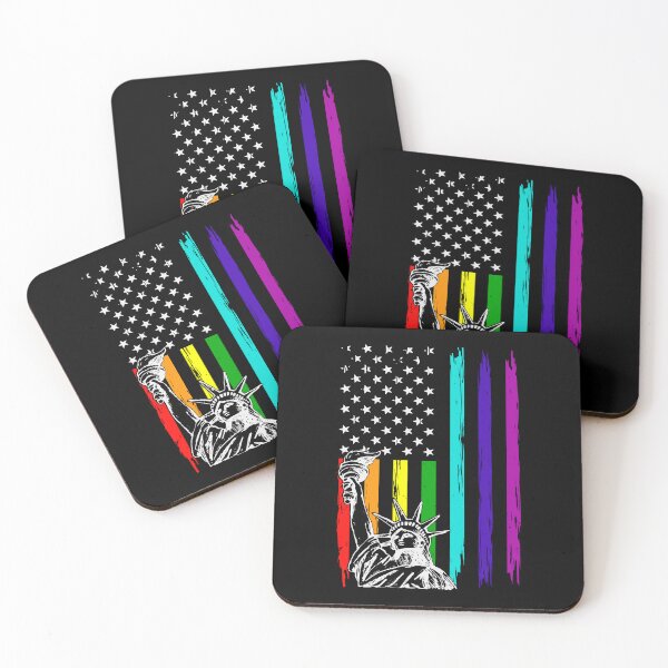 Item preview, USA Pride Flag American 4th of July LGBT Flag Gay Pride Month Proud LGBTQ designed and sold by Urlan.
