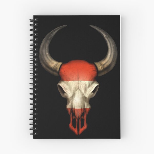 Item preview, Austrian Flag Bull Skull designed and sold by JeffBartels.