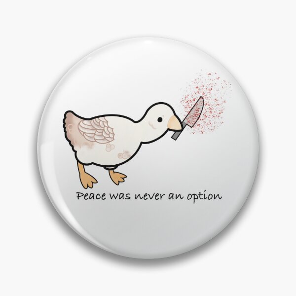 Item preview, Angry goose with a knife designed and sold by Pastel Calico.