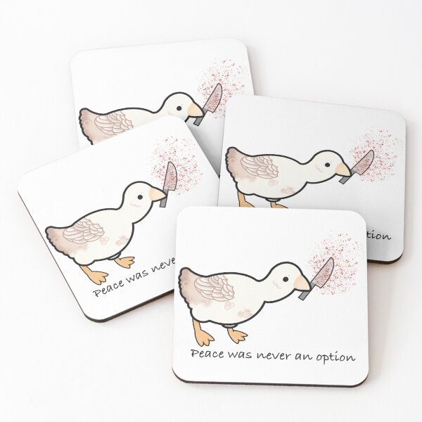 Item preview, Angry goose with a knife designed and sold by Pastel Calico.