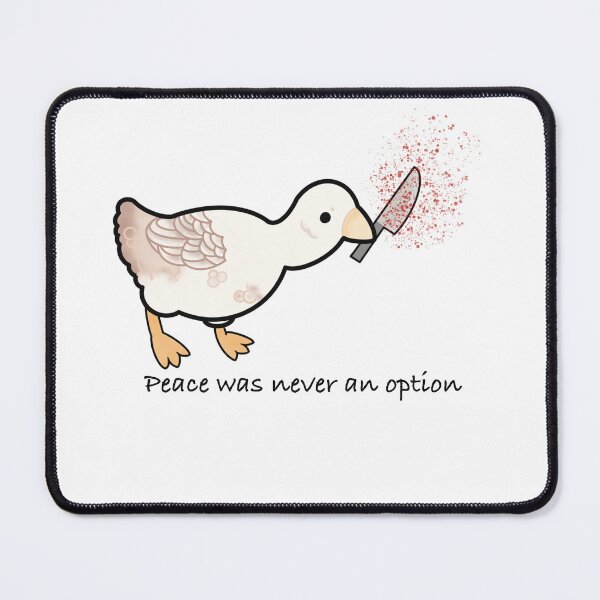 Item preview, Angry goose with a knife designed and sold by Pastel Calico.