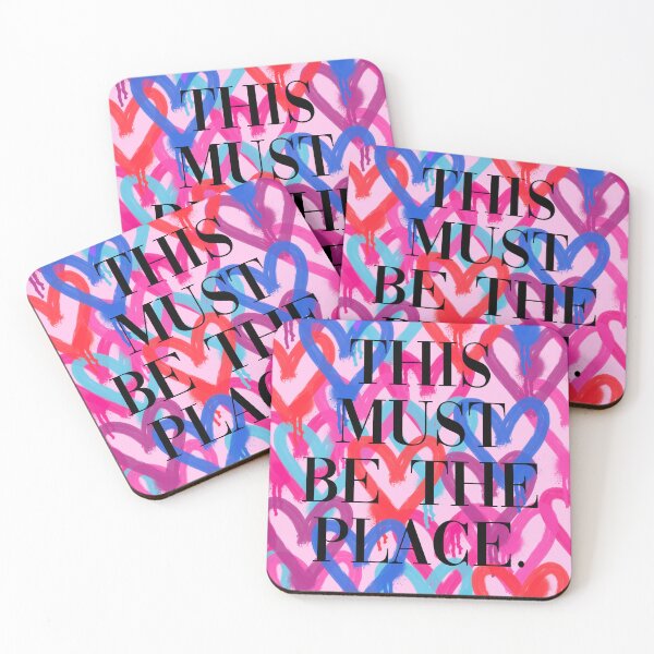 Item preview, Preppy this must be the place heart abstract designed and sold by mollsdesignss.
