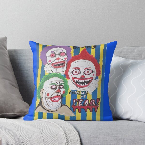Aperçu de l'œuvre Circus of Fear, clowns maléfiques et sombres créée et vendue par Charles Buchanan.