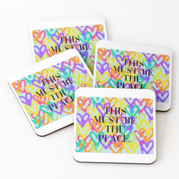 Item preview, Preppy this must be the place heart abstract   designed and sold by mollsdesignss.