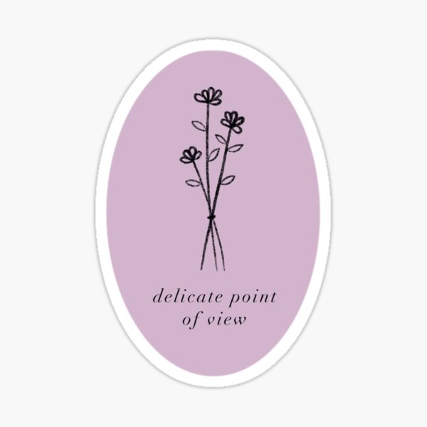 Item preview, delicate point of view (purple) designed and sold by umbreons.