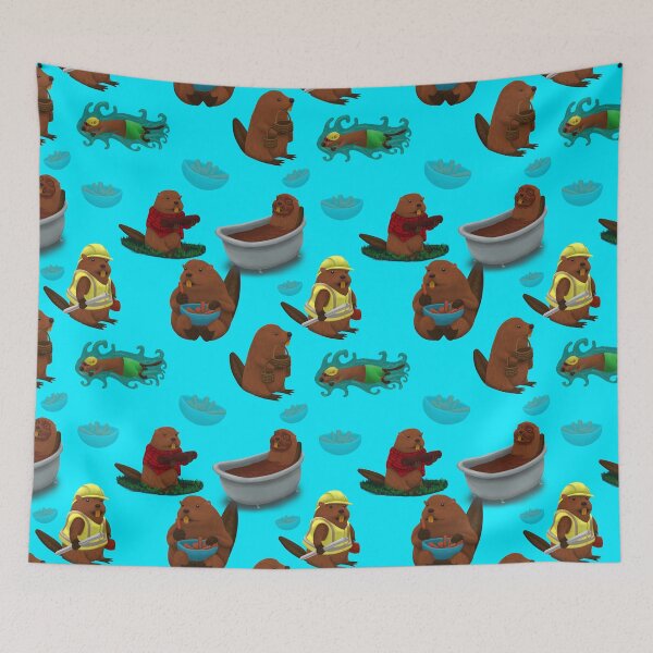 Item preview, Beaver Pattern 2 designed and sold by IsighCasserole.