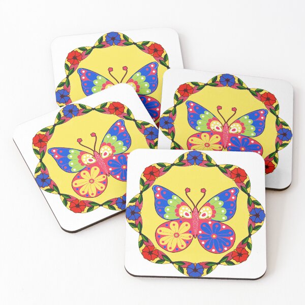 Item preview, Butterflies and mandala flowers seamless pattern designed and sold by AleFairyland.