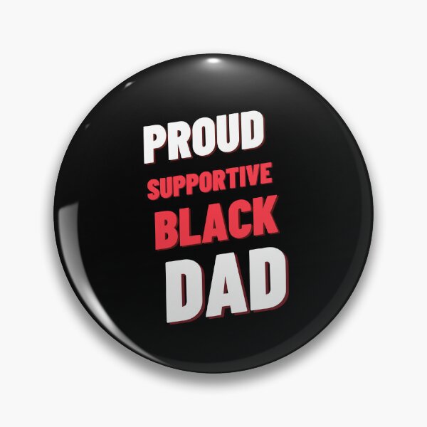Item preview, Proud supportive black dad designed and sold by Catspeople.