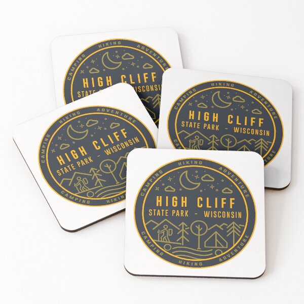 Item preview, High Cliff State Park Hipster Logo designed and sold by VanyaKar.