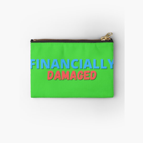Item preview, Financially damaged T-shirt  designed and sold by KoopTroop ⭐⭐⭐⭐⭐.