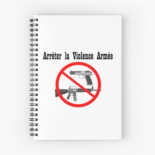 Item preview, arrêter la violence armée designed and sold by HdanRDesign.
