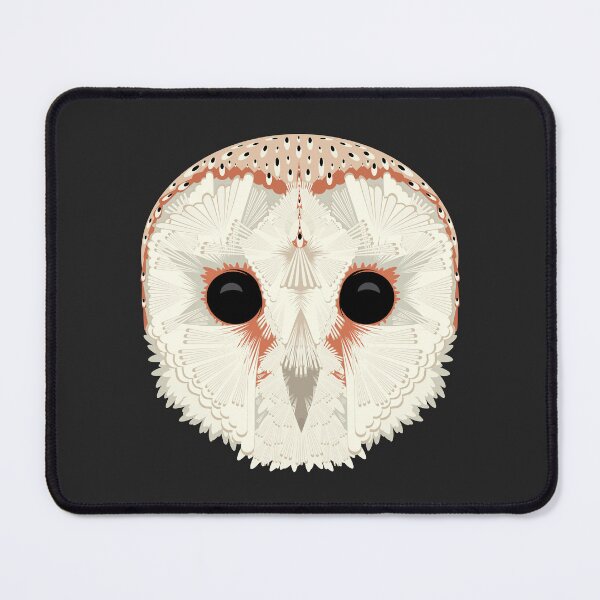 Item preview, Barn Owl - Dark Gray designed and sold by Elisa Yinh Creative.