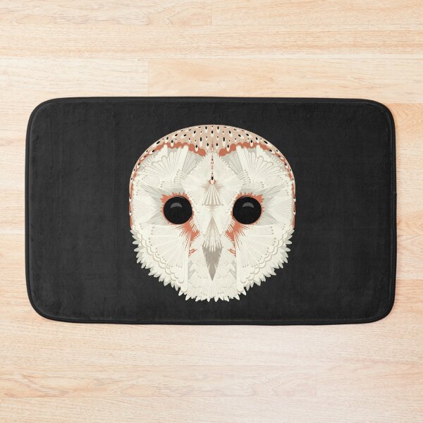 Item preview, Barn Owl - Dark Gray designed and sold by Elisa Yinh Creative.