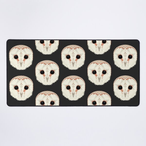 Item preview, Barn Owl - Dark Gray designed and sold by Elisa Yinh Creative.