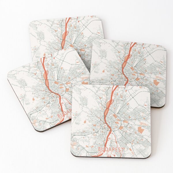 Item preview, Budapest City Map of Hungary - Bohemian designed and sold by deMAP.