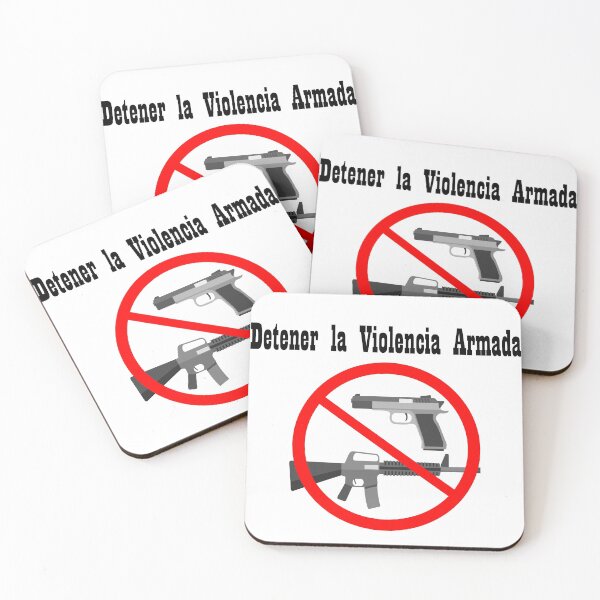 Item preview, detener la violencia armada designed and sold by HdanRDesign.