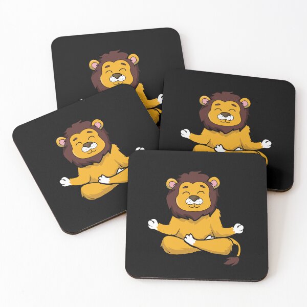 Artikelvorschau, Yoga Löwe, Meditation Yoga für Kinder und Eltern entworfen und verkauft von Shirtflyer.