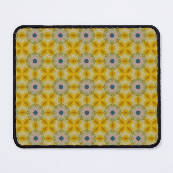 Item preview, Yellow, Blue and White MidMod Flower Pattern | Romulea Pilosa 1.5 designed and sold by FRLF.
