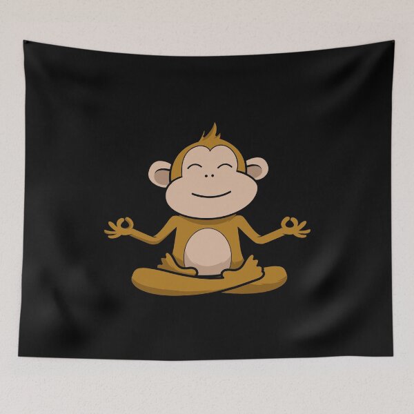 Item preview, Yoga Monkey, Meditation Yoga For Children And Parents designed and sold by Shirtflyer.