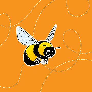 Artwork thumbnail, Happily Bumbling Bumble Bee by travbos