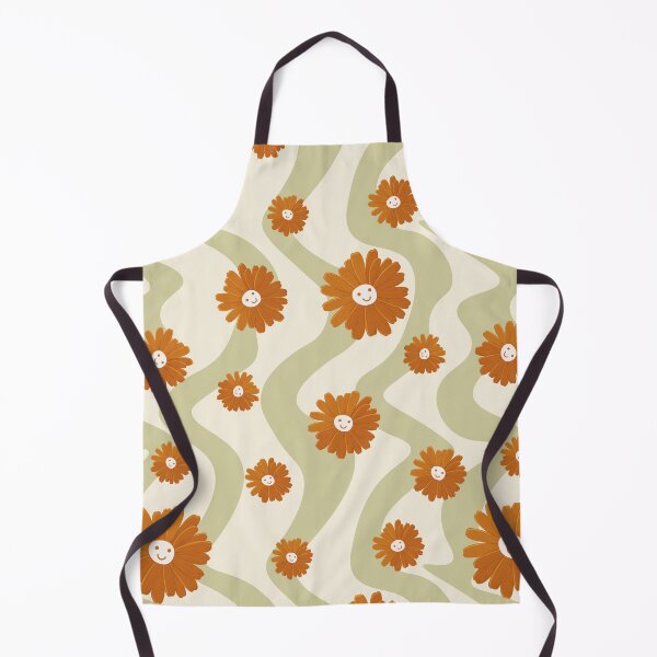 Item preview, Cute retro style smiley face - happy vibes print pattern designed and sold by RSDigitalPrintDesign.