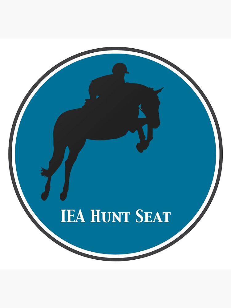 "IEA Hunt Seat Circle" Sticker for Sale by OfficialRideIEA Redbubble