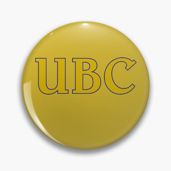 Item preview, Yellow and Blue U British Columbia Lettering  designed and sold by jessicaleah15.