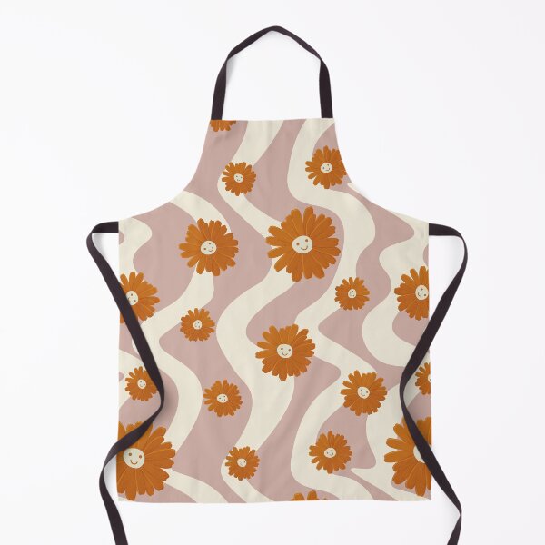 Item preview, Cute retro style smiley face - happy vibes print pattern designed and sold by RSDigitalPrintDesign.