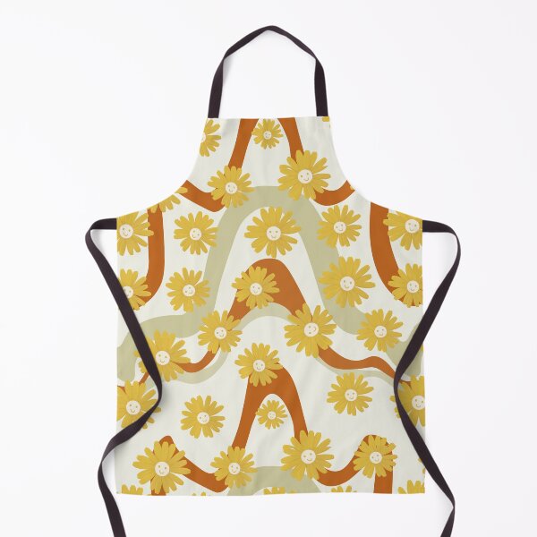 Item preview, Cute retro style smiley face - happy vibes print pattern designed and sold by RSDigitalPrintDesign.