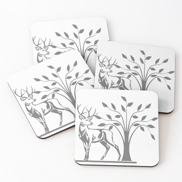 Item preview, dear with tree designed and sold by sharaprint.