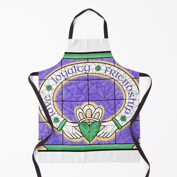 Item preview, Claddagh Ring Stained Glass designed and sold by JoyfulJen.