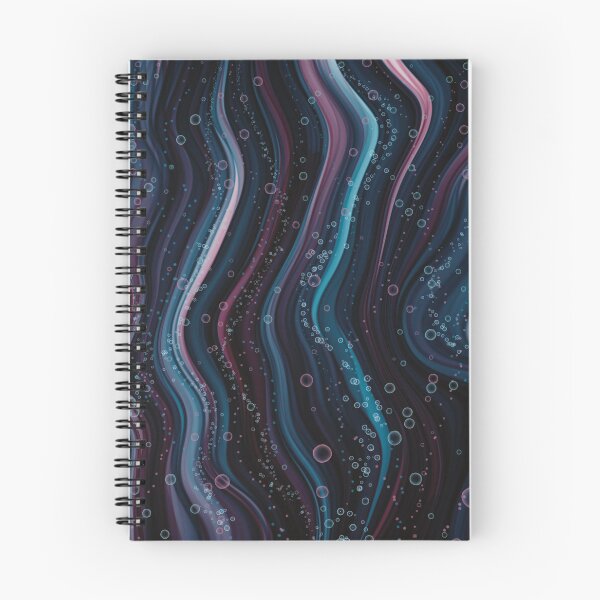 Item preview, Float with the flow, abstract  image of flowing colors and floating bubbles designed and sold by marina63.