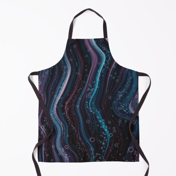 Item preview, Float with the flow, abstract  image of flowing colors and floating bubbles designed and sold by marina63.