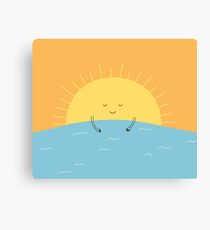 good morning sunshine! Canvas Print