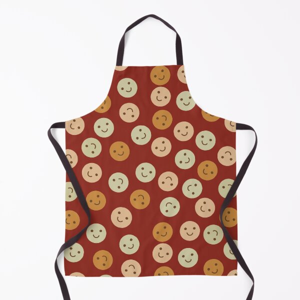 Item preview, Cute retro style smiley face - happy vibes print pattern designed and sold by RSDigitalPrintDesign.