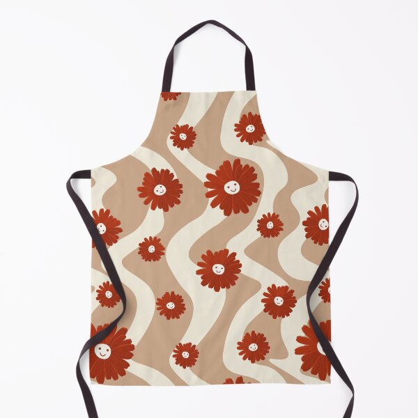 Item preview, Cute retro style smiley face - happy vibes print pattern designed and sold by RSDigitalPrintDesign.