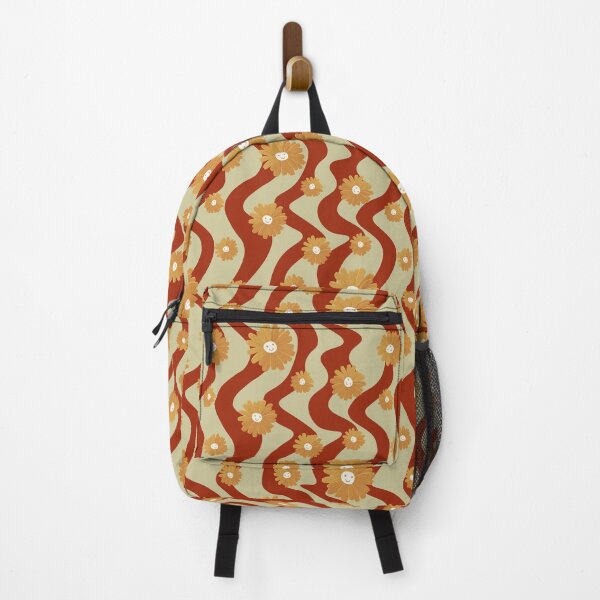 Item preview, Cute retro style smiley face - happy vibes print pattern designed and sold by RSDigitalPrintDesign.